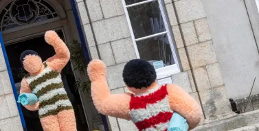 Carlow Arts Festival The Bathers waving